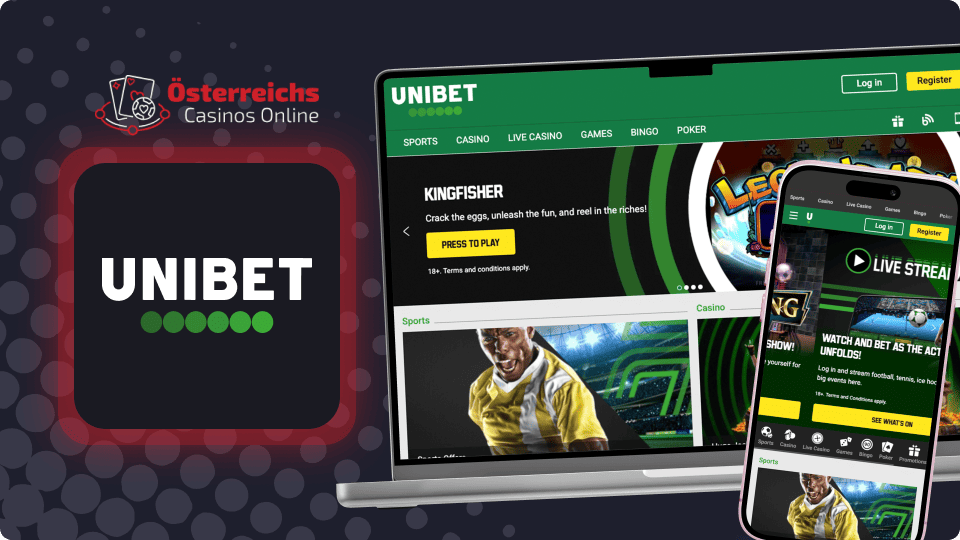 Unibet Casino – 400% Bonus statt ehemaliger 50€ Gratis-Bonus ohne Einzahlung